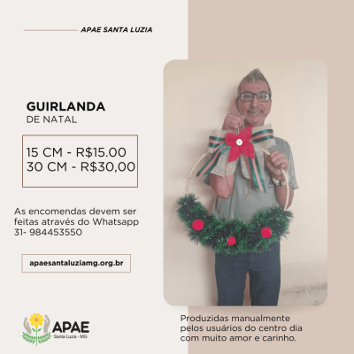 Encomende já a sua Guirlanda de Natal